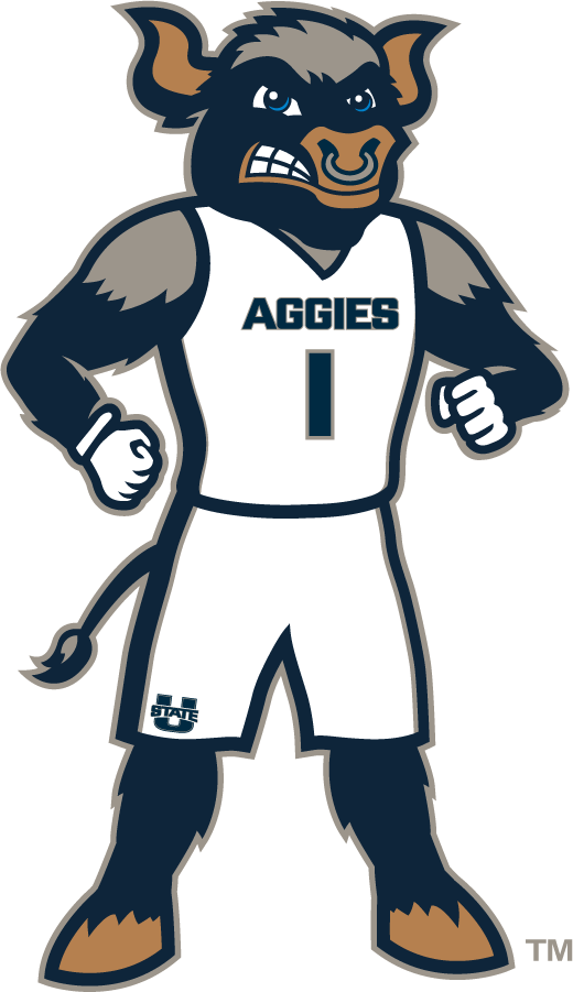 Utah State Aggies 2018-2019 Mascot Logo v2 iron on transfers for clothing
